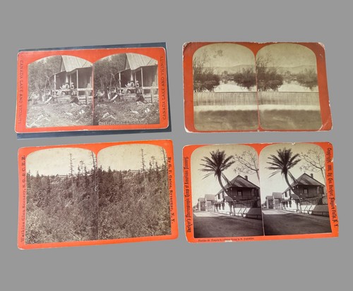 Antique Stereoview Card Lot of 8 Canada Niagara Falls Florida Views 1880s - 1900 - Picture 3 of 8