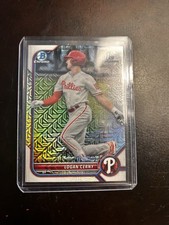 2022 Bowman - Chrome Prospects Logan Cerny #BCP-120 Mojo Refractor (RC)