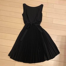 PRADA knee-length pleated dress F/S from Japan