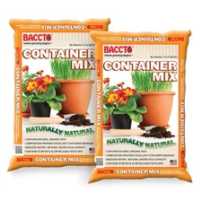 Michigan Peat Company BACCTO Container Planting Mix & Starter, 1.5 Cu Ft, 2 Pack