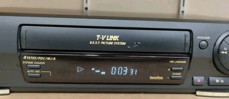 JVC HR-J460 VIDEOREGISTRATORE VHS 4 TESTINE CON TELECOMANDO  - Immagine 2 di 4