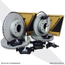 Zimmermann Bremsscheiben Beläge Wk vorne hinten für BMW 4Er F36 428I Gran Coupe