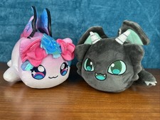 Lot 2: Aphmau MeeMeows 8 Plush Set Catface from Fantasy Castle Box Dragon Fairy