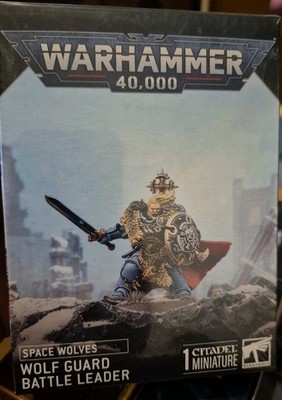 NEW! Space Wolves: Wolf Guard Battle Leader Warhammer 40K SEALED!