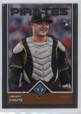 2024 Topps Transcendent Collection Icons Chrome Henry Davis #82 14dq