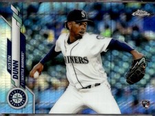 2020 Topps Chrome #136 Justin Dunn Prism Refractor