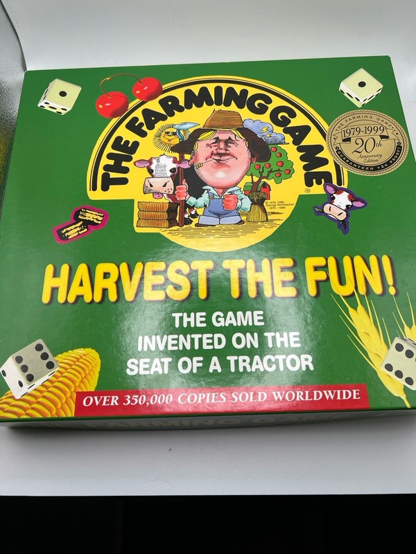 The Farming Game - Harvest the Fun! Board Game - Complete, Great Condition