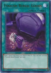 Foolish Burial Goods MAGO-EN054 Gold Rare 1st Edition YuGiOh Maximum Gold