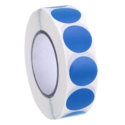 1000Pcs 3/4'' Colored Dot Stickers Adhesive Color Coding Label, Dark Blue