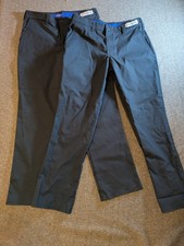 Cintas Comfort Flex Navy Cargo Work Pant, Lot Of 2, 34x32, 1 New