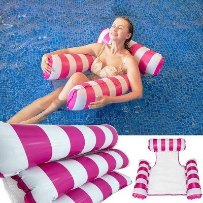 Water Hammock Lounger - Pool Float Lounger for Adults Inflatable Swimming Pool H