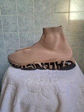 Balenciaga Speed Trainer "Graffiti" beige EU 44 - authentisch - mit Staubbeutel