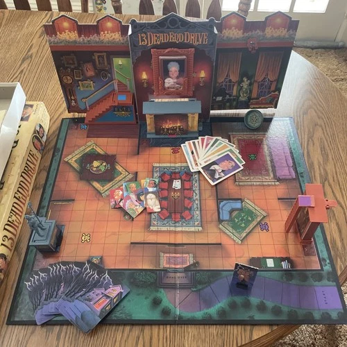 VINTAGE 13 Dead End Drive Milton Bradley 1993 90's Board Game Incomplete