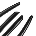For 2011-2024 Dodge Durango 4pcs Window Visor Vent Sun Rain Guard Wind Deflector