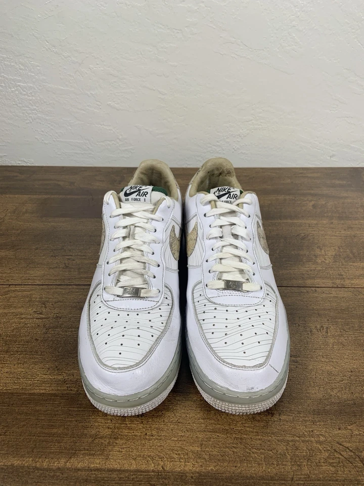 耐克 Air Force 1 蛇皮高级 CMFT QS 巴西白色灰色 11 635272-100 码 — 第 3/4 张图片
