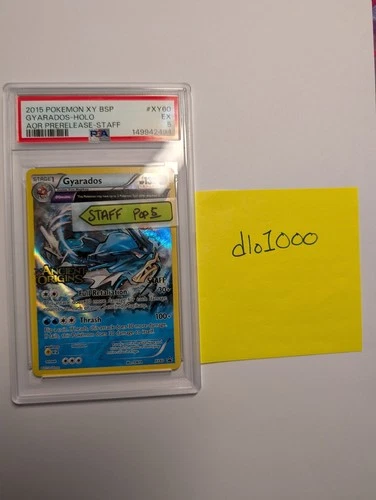 Gyarados Holo Promo (Low Pop 5) Prerelease Staff Ancient Origins XY60 PSA  5