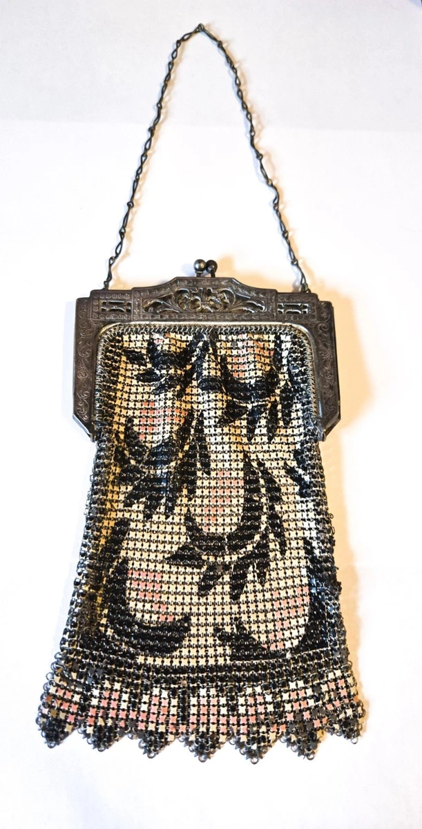 25+ Whiting & Davis Mesh Blue Vintage Bags, Handbags & Cases for