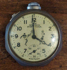Vintage New Haven Sports Timer Pocket Watch