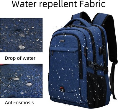 DUSLANG Rucksack Herren & Damen, Reiserucksack, Schultasche viele Fächer 