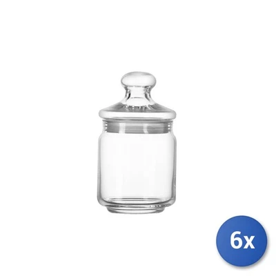 6X Pots En Verre Luminarc Club Transparent L0,75 - Photo 1/3
