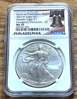 2021 (P) $1 American Silver Heraldic Eagle T-1 NGC MS70 (ER) Early Release