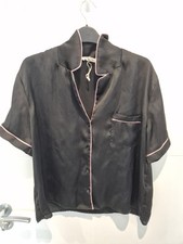 Primark 2 Piece Ladies Satin Pyjamas - Size 12/14