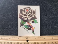 Temporary Tattoo New On Card Various Designs Available Will Combine Shipping