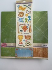 Miss Elizabeth's 6 Easy Page Scrapbook School Days & 2 Sets Matching Stickers