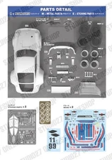 Studio27 1/24 935 Vallelunga 1976 Conversion kit for Tamiya kits