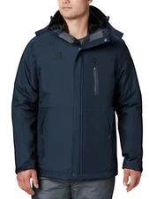 CAMEL CROWN Men's Ski Jacket Size L 3 in 1 Waterproof, Winter, Snow & Windproof