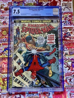 Amazing Spider Man #123: CGC 7.5 Luke Cage App: John Romira Gerry Conway: 1973