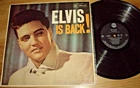 ELVIS PRESLEY  *OZ MONO 1st Press 12" LP ' ELVIS IS BACK ' 1960 GC++