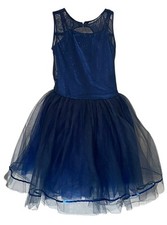 Revolution Dance Tutu Child Large Blue Ballet Costume 814