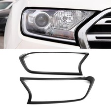 2x L+R Scheinwerfer Für Ford Ranger Raptor T6 T7 T8 15-21 Schwarz Abdeckung