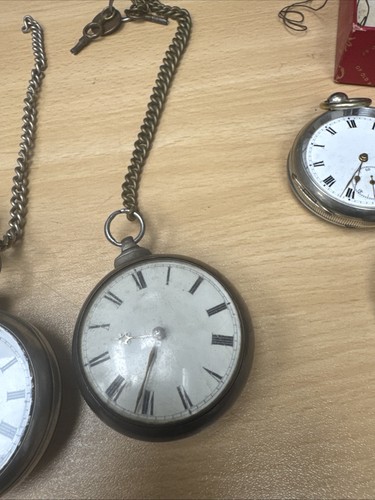 4x Vintage Pocket Watches (untested) House Clearance Find - 第 7/24 張圖片