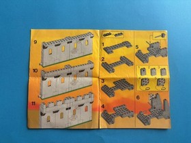 Lego Castle 6061 Siege Tower Instruction Manual Only Lion Knights