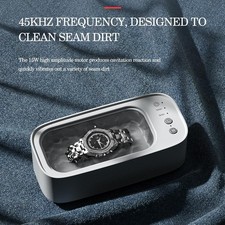 Ultrasonic Jewelry Cleaner Denture Glass Watch Ring Bath Tank Cleaning Machine