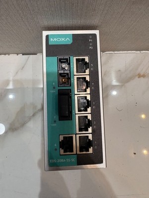 MOXA EDS-208A-SS-SC-T UNMANAGED ETHERNET SWITCH