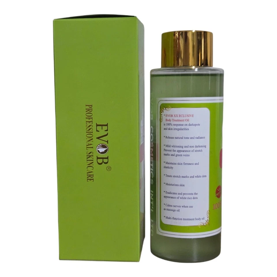 Aceite de tratamiento corporal reparador piel SIN LÍMITE 100% ORGÁNICO 350 ml exclusivo Evob XX Foto 4 de 4