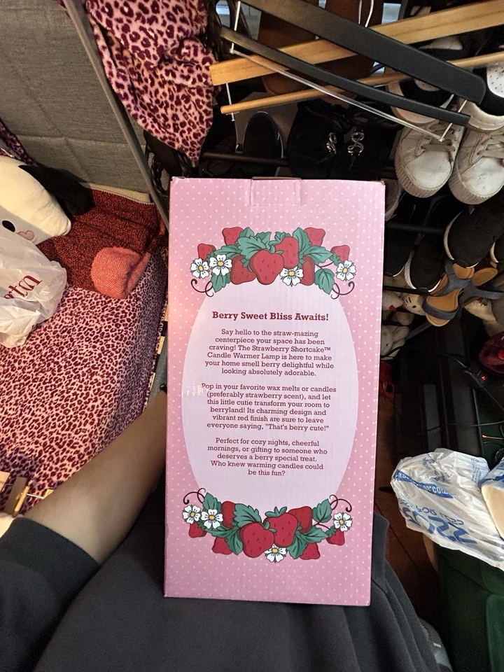 Lâmpada aquecedora de velas rara morango shortcake - Imagem 2 de 2