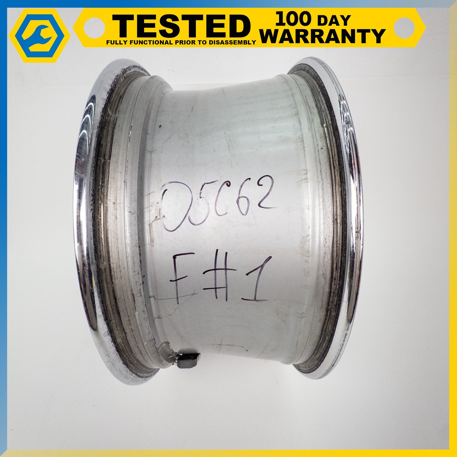 05-13 CHEVROLET CORVETTE C6 18X8,5J FRONT WHEEL RIM POLISHED OEM