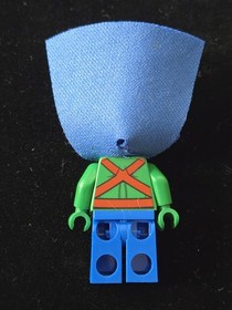 LEGO Mini Figure DC Martian Manhunter Minifigure 76040 Brainiac Attack w/ Cape