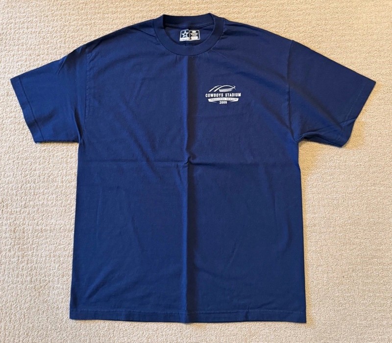 NWOT Dallas Cowboys T-Shirt Cowboys Stadium Inaugural Season 2009 | Navy | Sz L