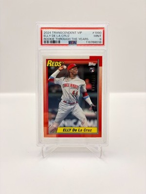 2024 Elly De La Cruz Topps Transcendent VIP # EDCL-1990 (49/100) (RC) PSA MINT 9