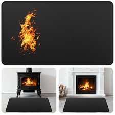 Fireplace Mat Fireproof, 42 x 24 Inch Hearth Rugs for Fireplaces Fire Resista...