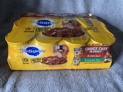 Pedigree CHOICE CUTS IN GRAVY Wet Food - 13.2 oz (12 Pack)