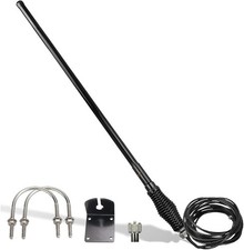 Retevis GMRS Mobile Antenna, Heavy Duty Fiberglass 6.5dB Black