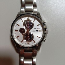 SEIKO SOLAR Men's Watch Body V172-0AF0 Chronograph