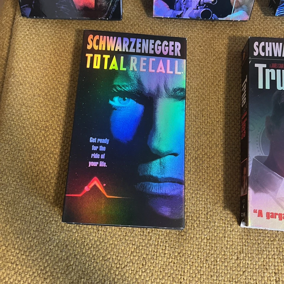Box Set Arnold Schwarzenegger 5x VHS Terminator Judgement Total Recall True Lies - Image 4 of 4