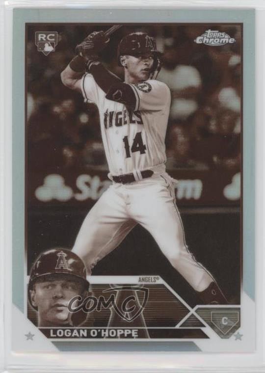 2023 Topps Chrome Sepia Refractor Logan O'Hoppe #188 1eu3